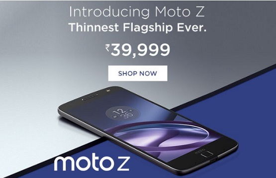 India Desire : Buy Moto Z With Moto Style Mods At Rs 19999 From Flipkart [Selling Price Rs 29999]
